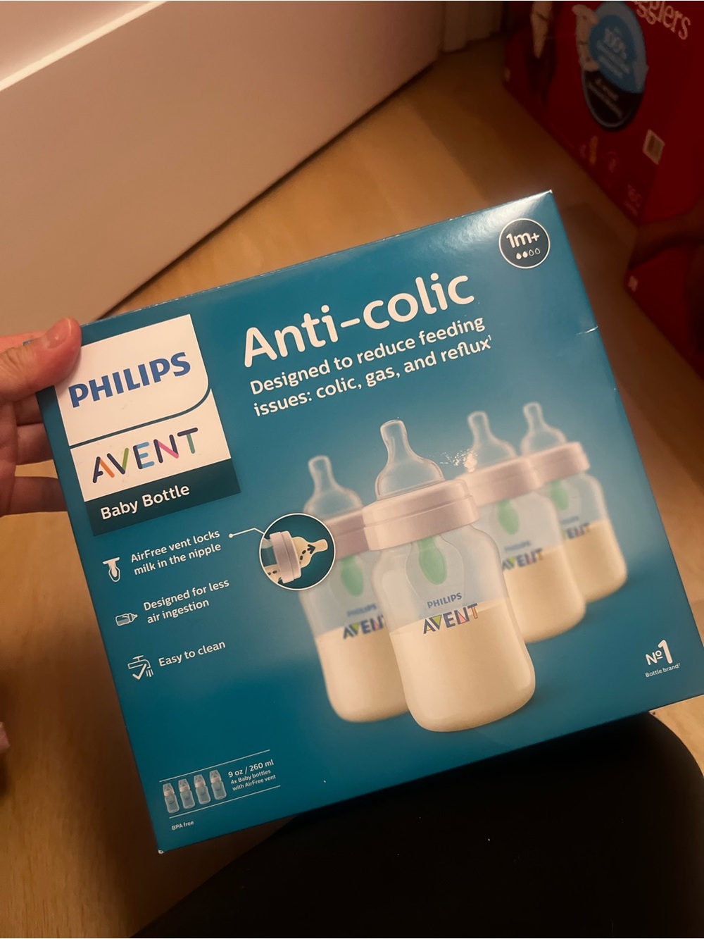 Philips Avent Anti-colic Baby Bottle Set - Blue and White Packaging